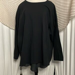 Black Plus Size Top 4X